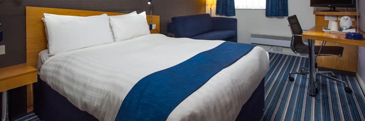 A family bedroom at the Holiday Inn Express Inverness