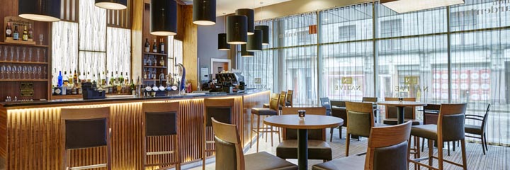 The Native bar area at the Hilton Garden Inn Aberdeen