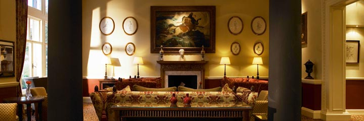 The foyer area at the Macdonald Rusacks Hotel