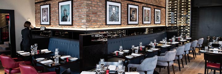 The Brasserie bistro at the Malmaison Edinburgh Hotel