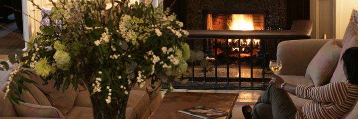 Seating area in the foyer of the Marcliffe at Pitfodels Hotel