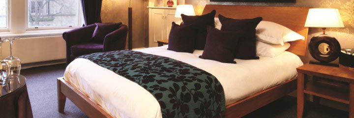 A Classic bedroom at the Hotel du Vin Glasgow