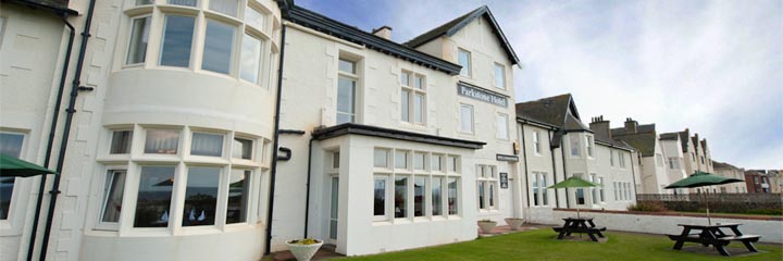 The exterior of the Parkstone Hotel in Prestwick