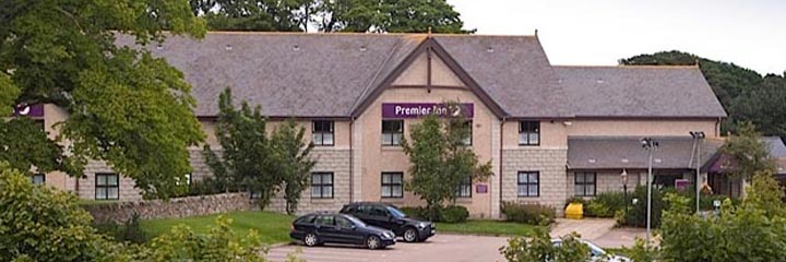 An exterior view of the Premier Inn Aberdeen South at Portlethen