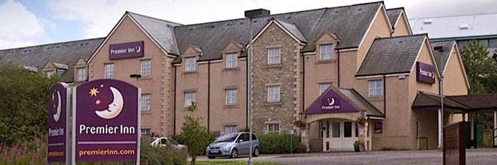 An exterior view of the Premier Inn Aberdeen Westhill