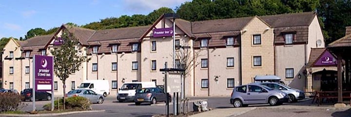 An external view of the Premier Inn Dundee North Hotel