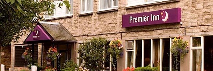 The entrance of the Premier Inn Edinburgh East