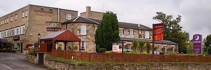 An exterior view of the Premier Inn Edinburgh East