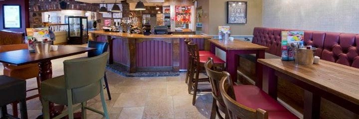 The Brewers Fayre bar alongside the Premier Inn Elgin