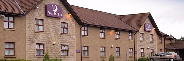 An external view of the Premier Inn Falkirk North hotel