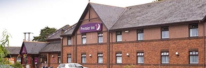 An exterior view of the Premier Inn Inverness East hotel