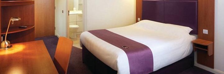 A Premier Inn double bedroom