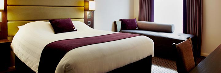 A Premier Inn double bedroom