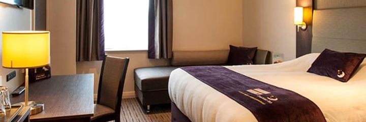 A Premier Inn double bedroom