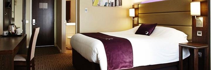 A Premier Inn double bedroom