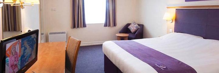 A Premier Inn double bedroom