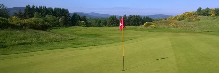 A view of Aboyne golf course