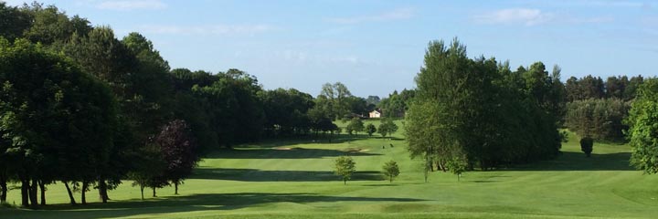 The 9th hole at Balbirnie Park golf course in Fife