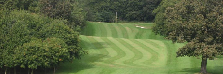 The 2nd hole at Balbirnie Park golf course in Fife