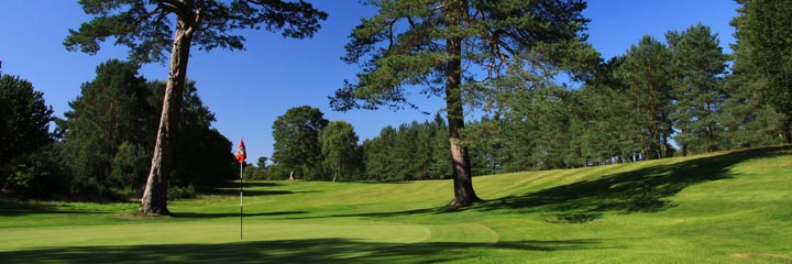 2nd hole of the Wee course at the Blairgowrie Golf Club