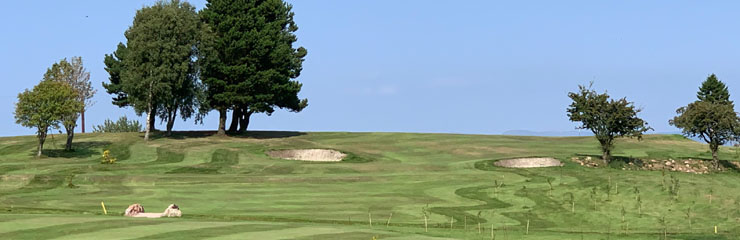 The golf course at Braes Golf Centre in Falkirk