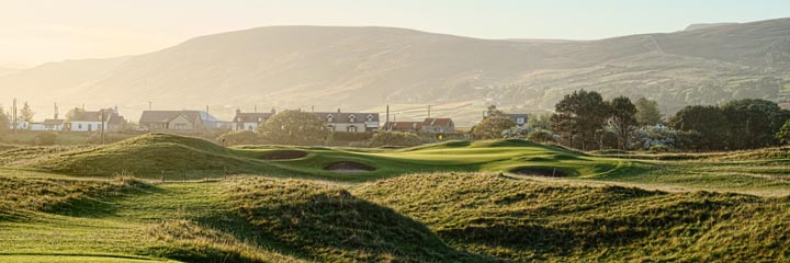 View of Brora golf course