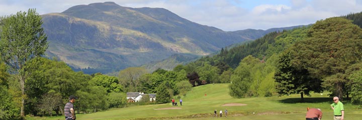 A view of Callander Golf Club