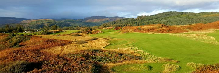 Carradale Golf Club on the Kintyre peninsula on the west coast of Scotland