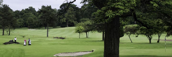 The 18th hole on the Keir course at Cawder Golf Club