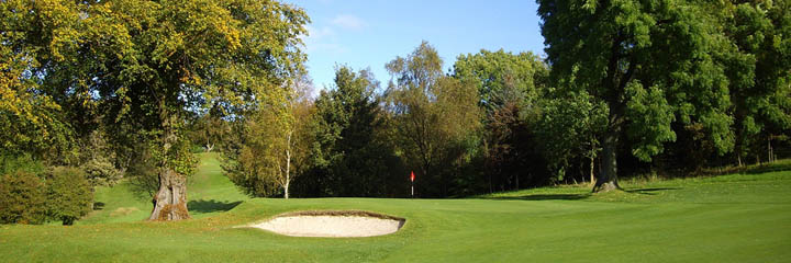 The 12th hole on Cochrane Castle golf course