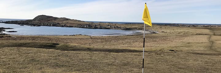 The natural links of Colonsay golf course