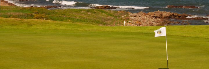 The 14th hole on Craighead Links at Crail Golfing Society