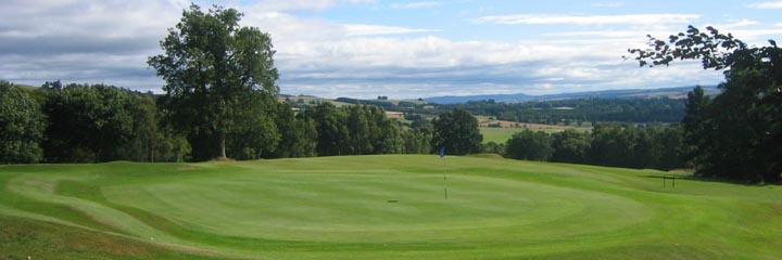 The 6th hole on the Dornock course at Crieff Golf Club