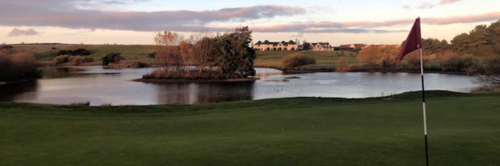 Drumoig golf course in Fife, on the east coast of Scotland