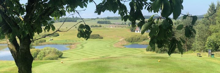 A view across the inland Drumoig golf course, close to St Andrews