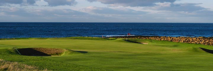 A view of Dunbar Golf Club