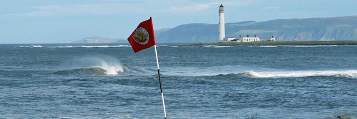 A sea view from Dunbar Golf Club