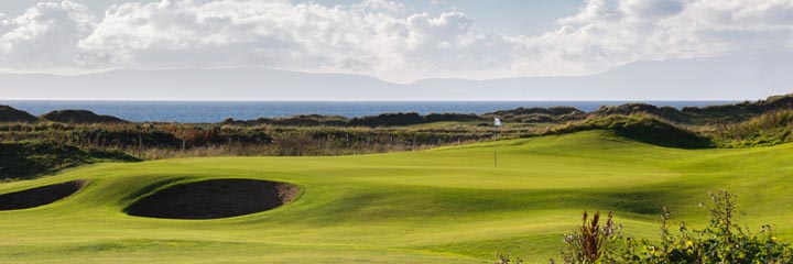 The 15th hole at Dundonald Links