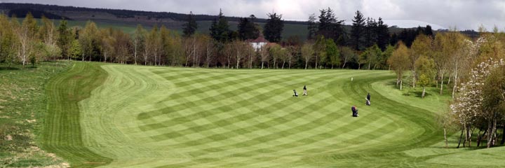 The 8th hole at Duns Golf Club