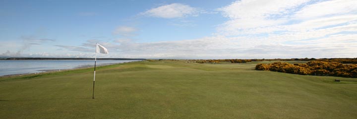 A view of the Eden golf course at St Andrews