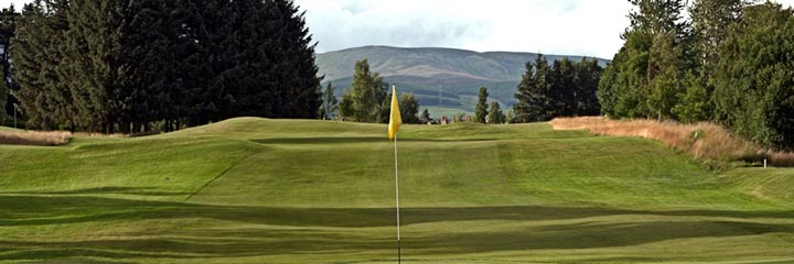 The 4th hole of the Old course at Edzell Golf Club