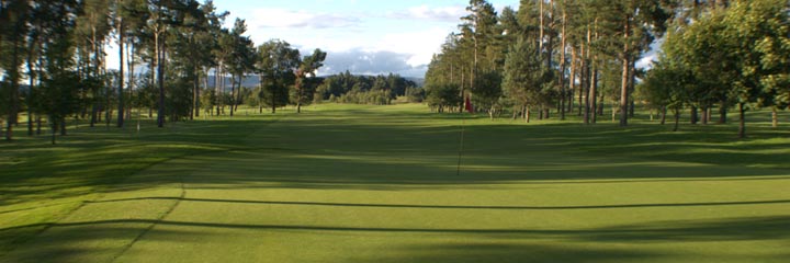 A view of the West Water course at Edzell Golf Club