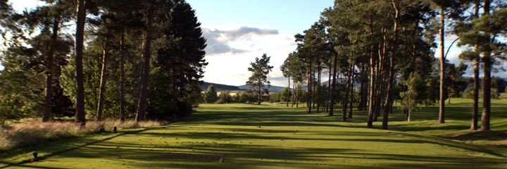 A view of the West Water course at Edzell Golf Club