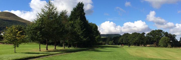 A view of Falkland golf course