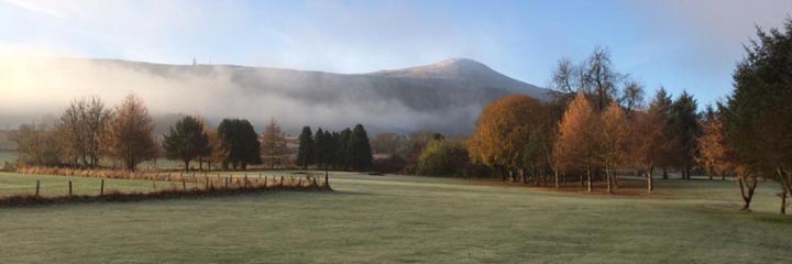 A view of Falkland golf course