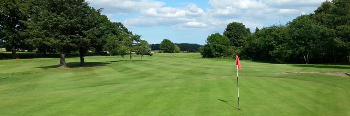 A view of Falkland golf course