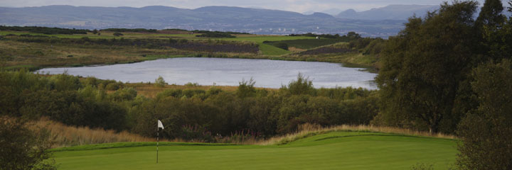 A view across Glasgow from Fereneze Golf Club
