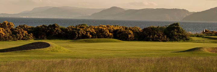 The 7th hole at Fortrose and Rosemarkie Golf Club