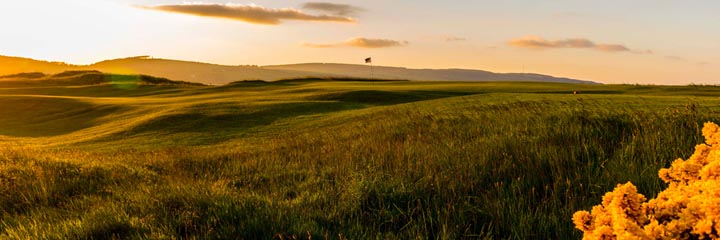 The 4th hole at Fortrose and Rosemarkie Golf Club