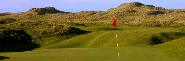 The 10th hole of the Corbiehill course at Fraserburgh Golf Club
